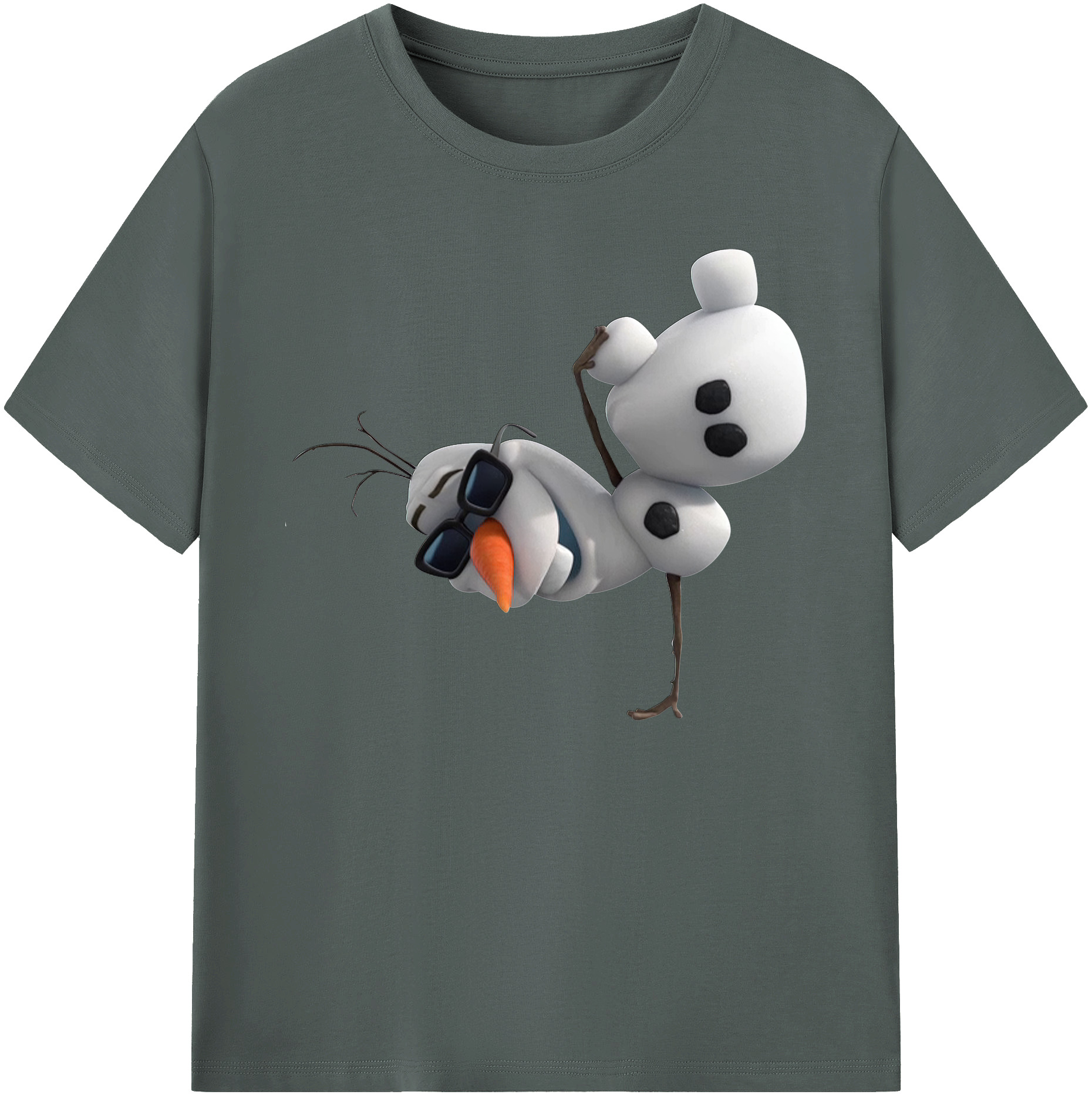 （画像用） アナと雪の女王 アンナ エルサ Frozen Anna Elsa 綿100％ メンズ半袖Tシャツ｜肌触りやわらか＆通気性